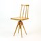 Wooden Swivel Piano Stool, 1960s, Image 1