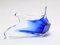 Cobalt Glass Bowl from Crystalex Novy Bor, 1970s 5