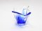 Cobalt Glass Bowl from Crystalex Novy Bor, 1970s 4