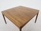 Square Rosewood Coffee Table, 1960s 6