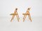 Beech and Rush Folding Chairs, 1960s, Set of 2 10