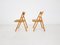 Beech and Rush Folding Chairs, 1960s, Set of 2, Image 10