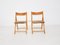 Beech and Rush Folding Chairs, 1960s, Set of 2, Image 8