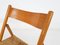 Beech and Rush Folding Chairs, 1960s, Set of 2, Image 6