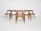 Danish Model 75 Papercord Dining Chairs by Niels Otto Møller for J.l Moller, 1950s, Set of 6 3