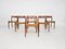 Danish Model 75 Papercord Dining Chairs by Niels Otto Møller for J.l Moller, 1950s, Set of 6, Image 3