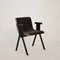 Mid-Century Italian Black and Gray Velvet Armchair from Olivetti Synthesis, 1960s, Image 5