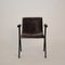 Mid-Century Italian Black and Gray Velvet Armchair from Olivetti Synthesis, 1960s, Image 12