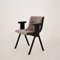 Fauteuil Mid-Century en Velours Noir et Gris par Olivetti Synthesis, Italie, 1960s 1