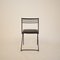 Italian Metal and Leather Dining Chair, 1980s, Image 5