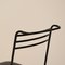 Italian Metal and Leather Dining Chair, 1980s, Image 6