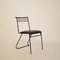 Italian Metal and Leather Dining Chair, 1980s 4