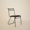 Italian Metal and Leather Dining Chair, 1980s, Image 4