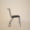Italian Metal and Leather Dining Chair, 1980s 10