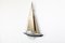 Rennsegelboot Skulptur aus Messing von Curtis Jere, 1990er 3