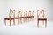 Silla de comedor de roble y cuero, años 70, Imagen 4