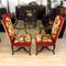 Vintage Baroque Style Embroidered Armchairs, Set of 2 4