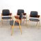Mid-Century Scandinavian Teak and Beech Armchairs by Elias Barup for Gärsnäs, Set of 4, Image 5