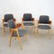 Fauteuils Mid-Century Scandinaves en Teck et Hêtre par Elias Barup pour Gärsnäs, Set de 4 2