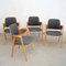 Mid-Century Scandinavian Teak and Beech Armchairs by Elias Barup for Gärsnäs, Set of 4, Image 2