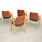 Mid-Century Scandinavian Teak and Beech Armchairs by Elias Barup for Gärsnäs, Set of 4, Image 7