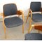 Mid-Century Scandinavian Teak and Beech Armchairs by Elias Barup for Gärsnäs, Set of 4, Image 9
