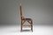 Bamboo, Brass, and Blue Velvet Dining Chair, 1970s, Image 5