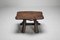 Rustic Pine Wood Side Table, 1950s 2