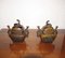 Antique Bronze Incense Burners, Set of 2 11