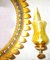 Gold Wrought Iron Mirror and Sconces from Ferro Art, 1950s, Set of 3 4