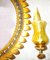 Gold Wrought Iron Mirror and Sconces from Ferro Art, 1950s, Set of 3, Image 4