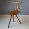 19th Century Wooden Tripod Side Chair, Image 3