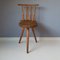 19th Century Wooden Tripod Side Chair 2
