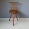 19th Century Wooden Tripod Side Chair, Image 2