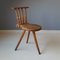 19th Century Wooden Tripod Side Chair 1