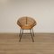 Rattan Lounge Chair by H. Broekhuizen for Rohé Noordwolde, 1960s 9