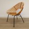 Rattan Lounge Chair by H. Broekhuizen for Rohé Noordwolde, 1960s 1