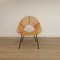 Rattan Lounge Chair by H. Broekhuizen for Rohé Noordwolde, 1960s 6