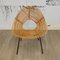 Rattan Lounge Chair by H. Broekhuizen for Rohé Noordwolde, 1960s 2