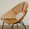 Rattan Lounge Chair by H. Broekhuizen for Rohé Noordwolde, 1960s 4