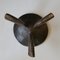 Ethiopian Hardwood Circular Tripod Stool, 1950s, Image 8