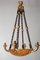 Antique Gilt Bronze and Alabaster Chandelier 6