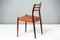 Rosewood Model 78 Dining Chairs by Niels Otto Møller for J.L. Møllers, 1962, Set of 8 5
