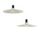 Black and White Lacquered Metal Model 2133 Pendant Lamps by Gino Sarfatti for Flos, 1970s, Set of 2, Image 1