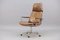 Vintage Brown Leather JK 9451 Swivel Chair by Jørgen Kastholm for Kill International 1