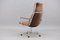 Vintage Brown Leather JK 9451 Swivel Chair by Jørgen Kastholm for Kill International 7