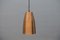 Lampade da soffitto Mid-Century in rame, set di 3, Immagine 5