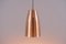 Mid-Century Copper Church Ceiling Lamps, Set of 3, Image 17