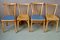 Mid-Century Bistro Chairs, 1950s, Set of 4 1