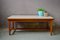 French Wooden and Travertine Coffee Table, 1960s 2